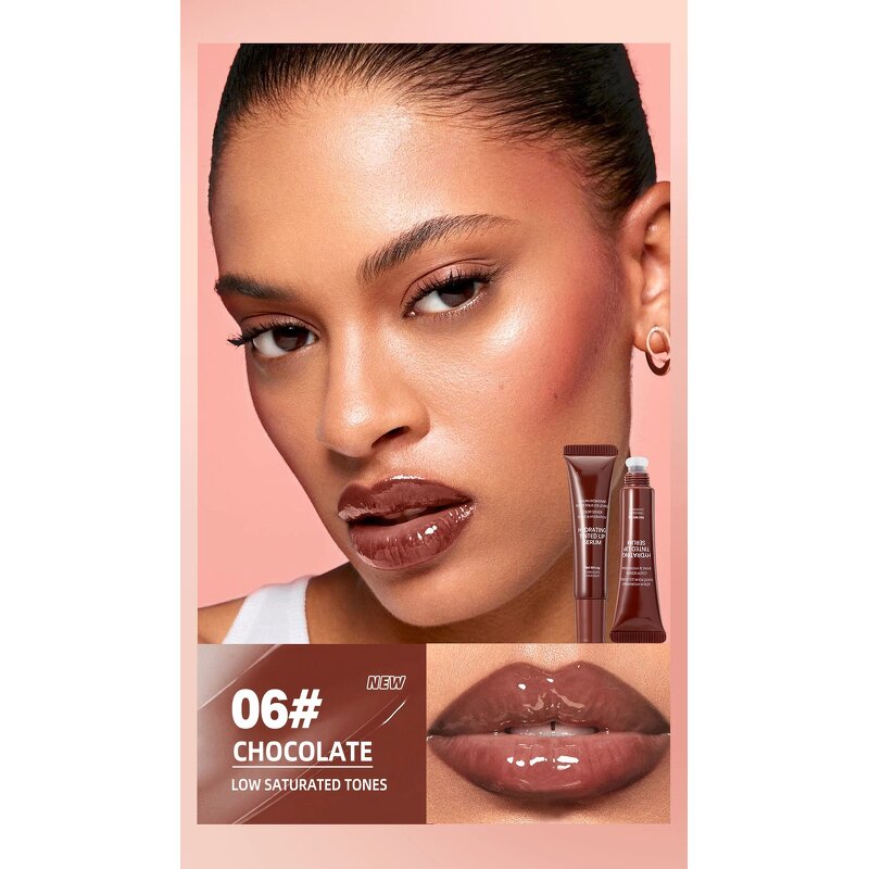 Lip Balm Manufacturer - Crystal Herbal Vegan Hydrating Tinted Lip Serum Mineral Makeup