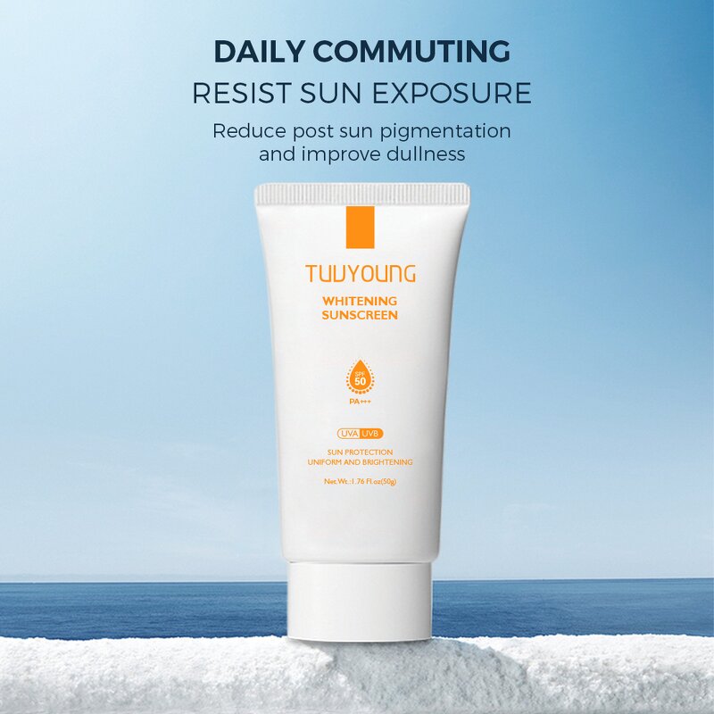 Sunscreen Cream Manufacturer - SPF50 Face Sunblock Cosmetics Skin Care & Private Label