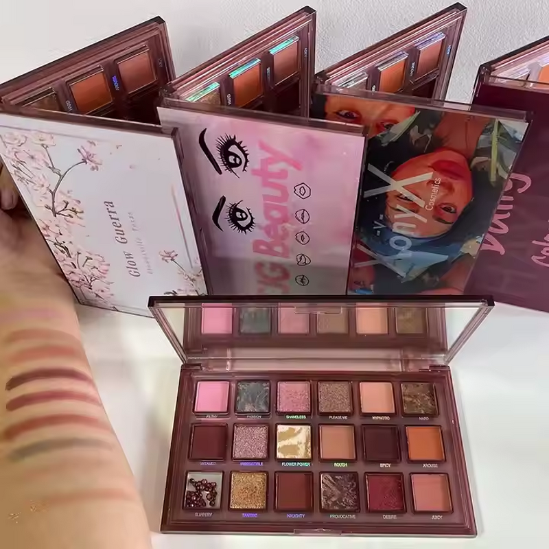 Eyeshadow Palette Manufacturer - 18 Colors High Pigment Glitter Matte Vegan Baked Wholesale