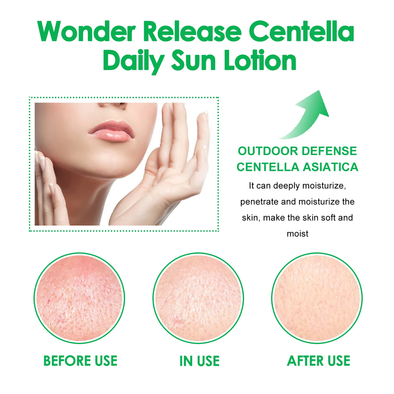 Sunscreen Cream Manufacturer - 60g SPF50+ Centella Asiatica UV Protection Oil-Control Facial Gel