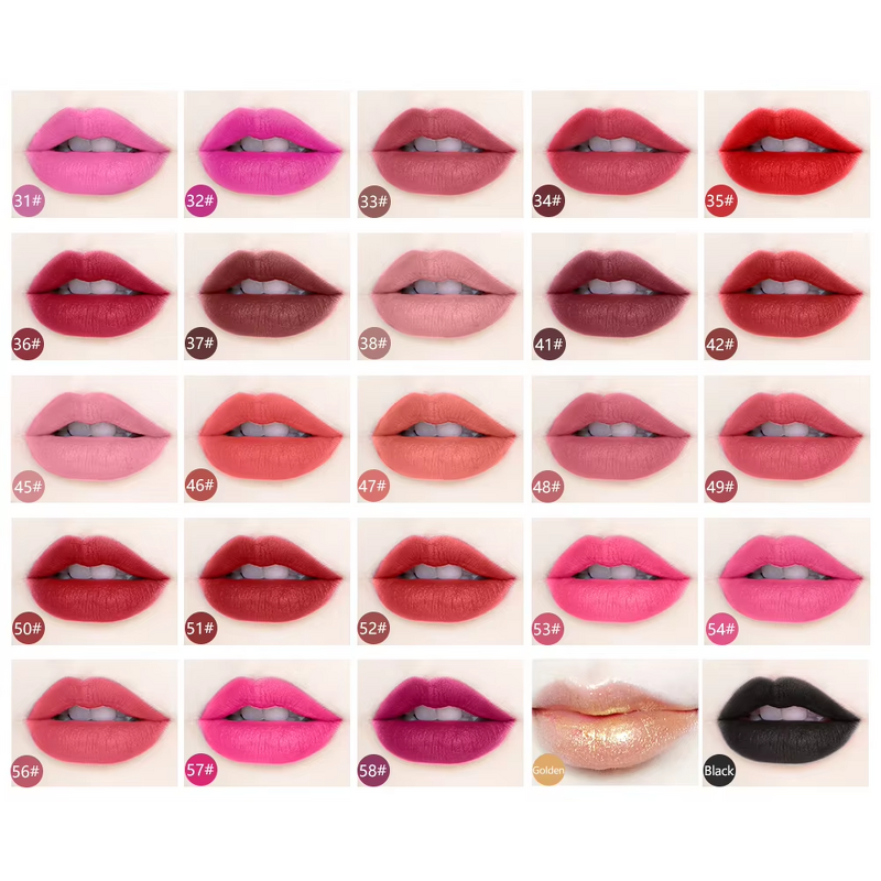 Lipstick Manufacturer - 12 Colors Vegan Matte Waterproof Non-Stick Cup Mineral Wholesale