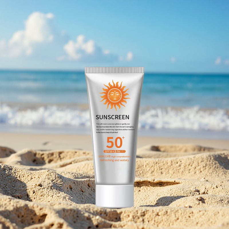 Sunscreen Cream Manufacturer - SPF50 PA+++ Herb-Infused Oil-Free Weightless Centella Facial
