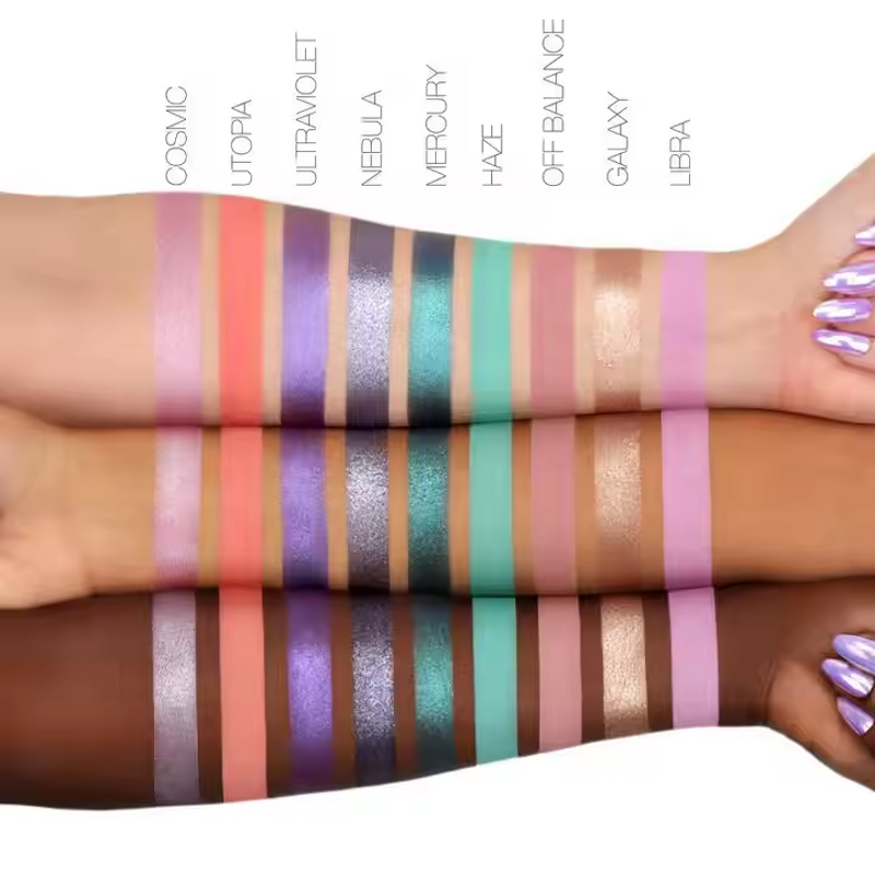 Eyeshadow Palette Manufacturer - 18-Count Cloudy Acrylic High Pigment Wholesale Custom