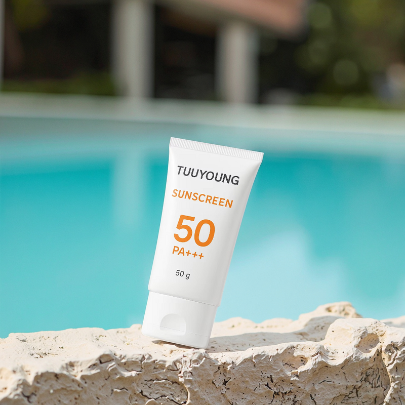 Sunscreen Gel Manufacturer - SPF50 Oil-Free 12H Lustrous Moisturizing Facial Outdoor Protection