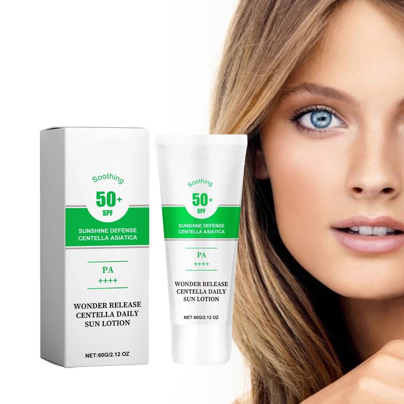 Sunscreen Cream Manufacturer - 60g SPF50+ Centella Asiatica UV Protection Oil-Control Facial Gel
