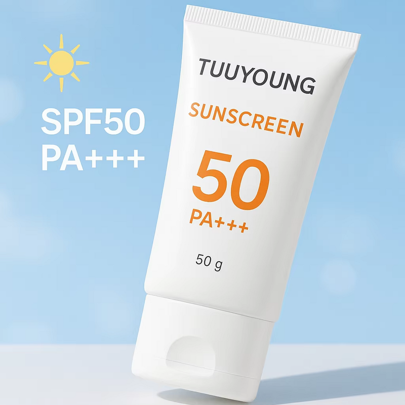 Sunscreen Gel Manufacturer - SPF50 Oil-Free 12H Lustrous Moisturizing Facial Outdoor Protection