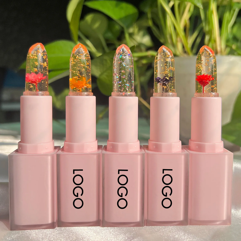 Lip Balm Manufacturer - Pink Crystal Jelly Herbal Mineral Nourishing Temperature Color