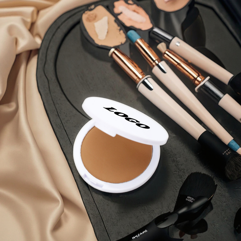 Pressed Powder Manufacturer - Custom Logo Waterproof Oil-Control Mineral All Skin Types