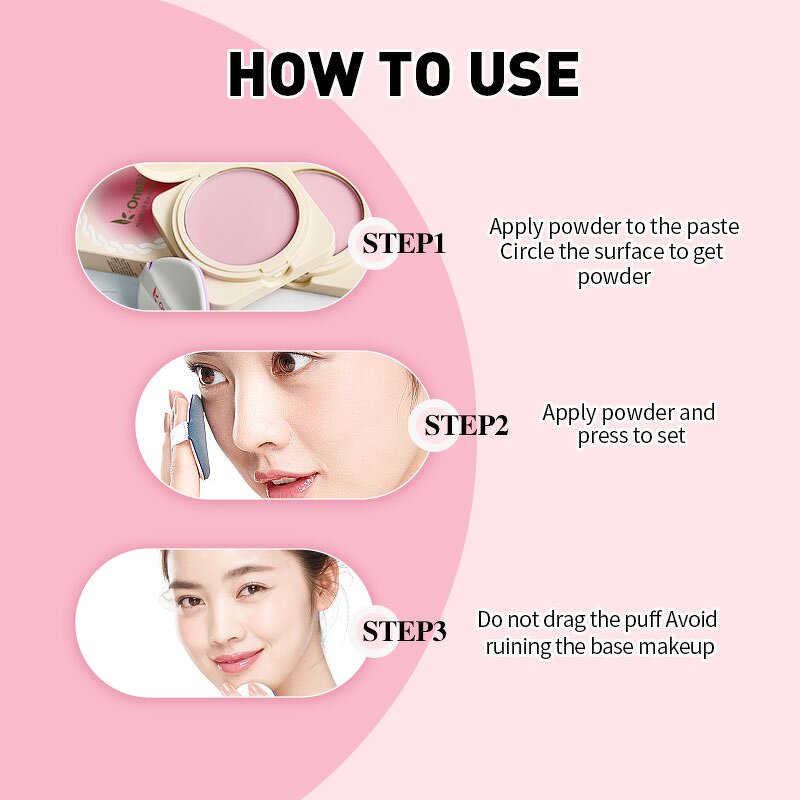 Air Cushion Powder Manufacturer - 5g Mineral Non-Powdered Matte Waterproof Invisible Pores