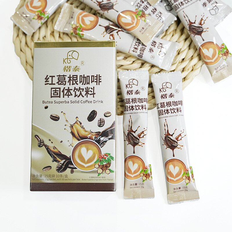 Instant Coffee Manufacturer - Men's Herbal Red Kudzu Root Coffee Hot Selling Wholesale