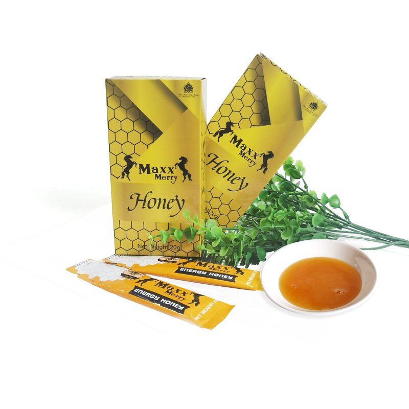 Royal Honey Manufacturer - Organic VIP 6 Sachets Box Male Energy Honey & OEM Best Selling