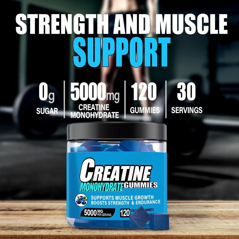 Creatine Monohydrate Gummies Manufacturer - OEM Custom Sports Nutrition