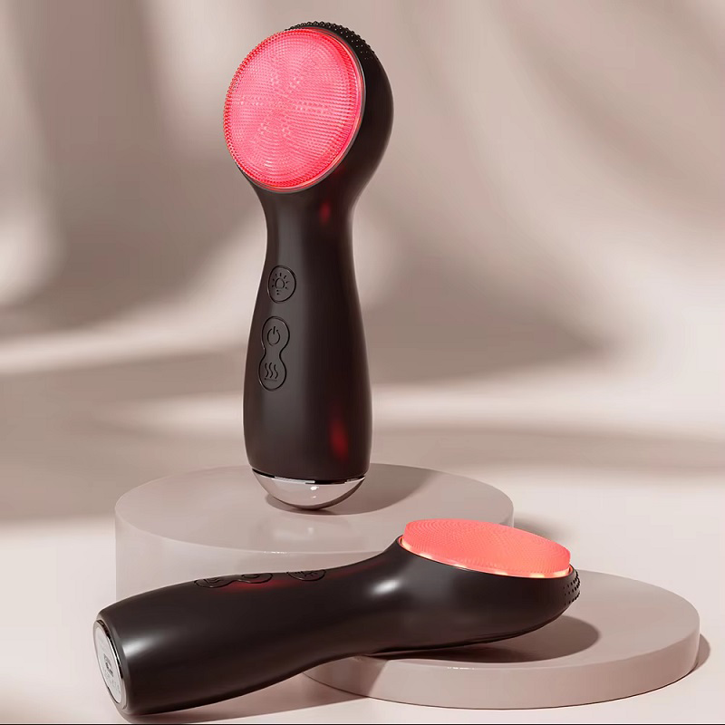 Mini Facial Cleanser Manufacturer - Household Silicone LED Light