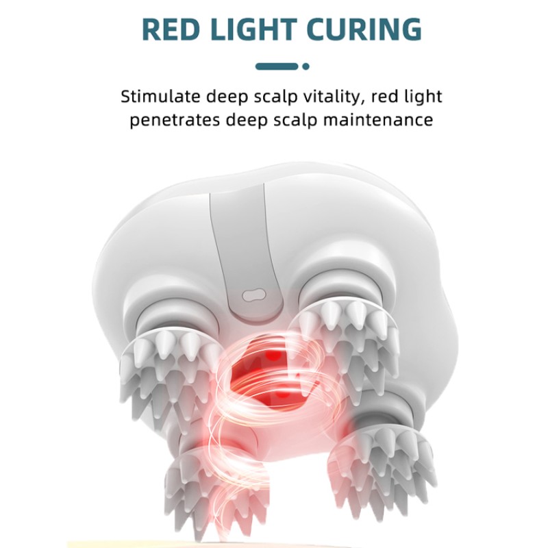 Head Massager Supplier - Portable Waterproof Scalp Kneading