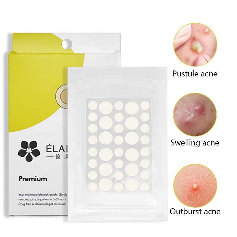 Acne Patch Manufacturer - 36 Patches Hydrocolloid Invisible with Tea Tree Oil & Custom Logo
