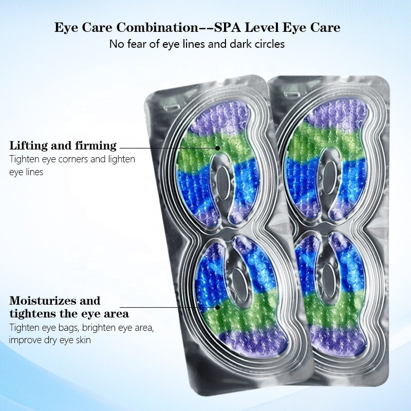 Eye Patches Manufacturer - Custom Logo 3-Color Hydrogel Butterfly with Green Tea Centella