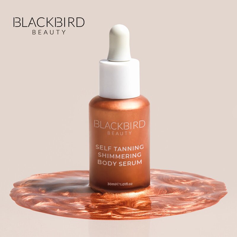 Self Tanning Body Serum Manufacturer - Private Label Shimmer Glow Liquid Makeup