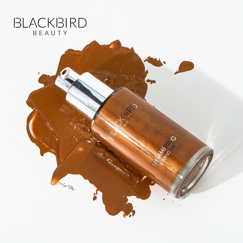 Body Glitter Lotion Manufacturer - Private Label Rose Gold Glitter Smoothing Shimmering