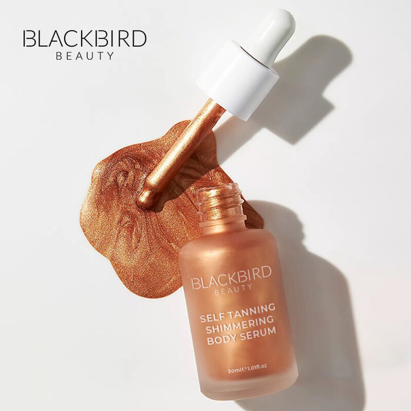 Self Tanning Body Serum Manufacturer - Private Label Shimmer Glow Liquid Makeup