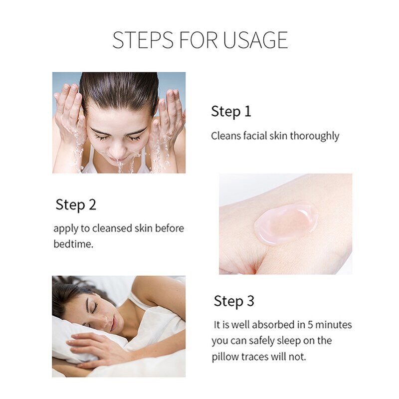 Sleeping Face Mask Manufacturer - Lightly Customized Watermelon Whitening Moisturizing