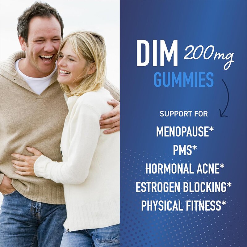 DIM Gummies Manufacturer - 200mg for Hormone Balance PMS Relief & OEM Customizable