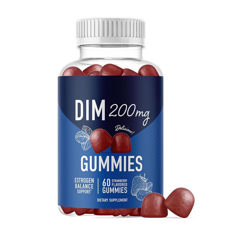 DIM Gummies Manufacturer - 200mg for Hormone Balance PMS Relief & OEM Customizable