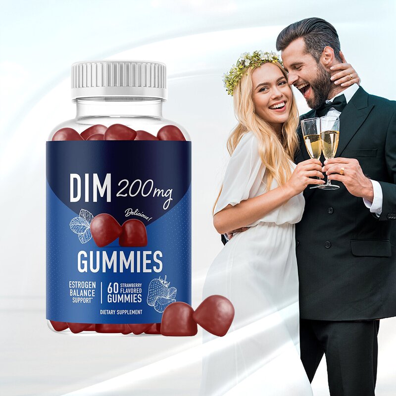 DIM Gummies Manufacturer - 200mg for Hormone Balance PMS Relief & OEM Customizable