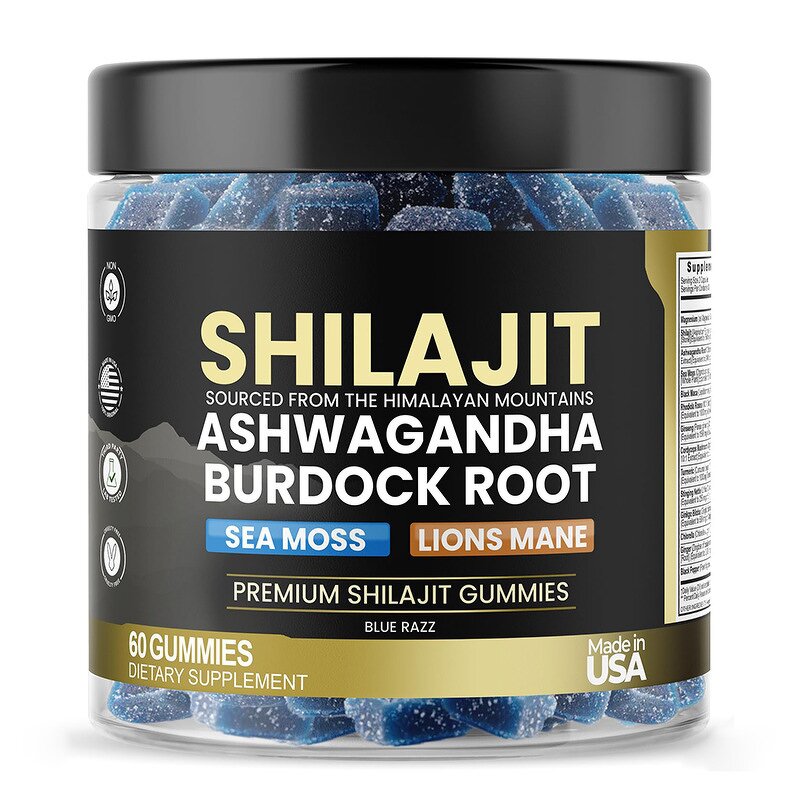 Shilajit Gummies Manufacturer - Private Label Pure Himalayan with Ashwagandha Burdock Root & OEM