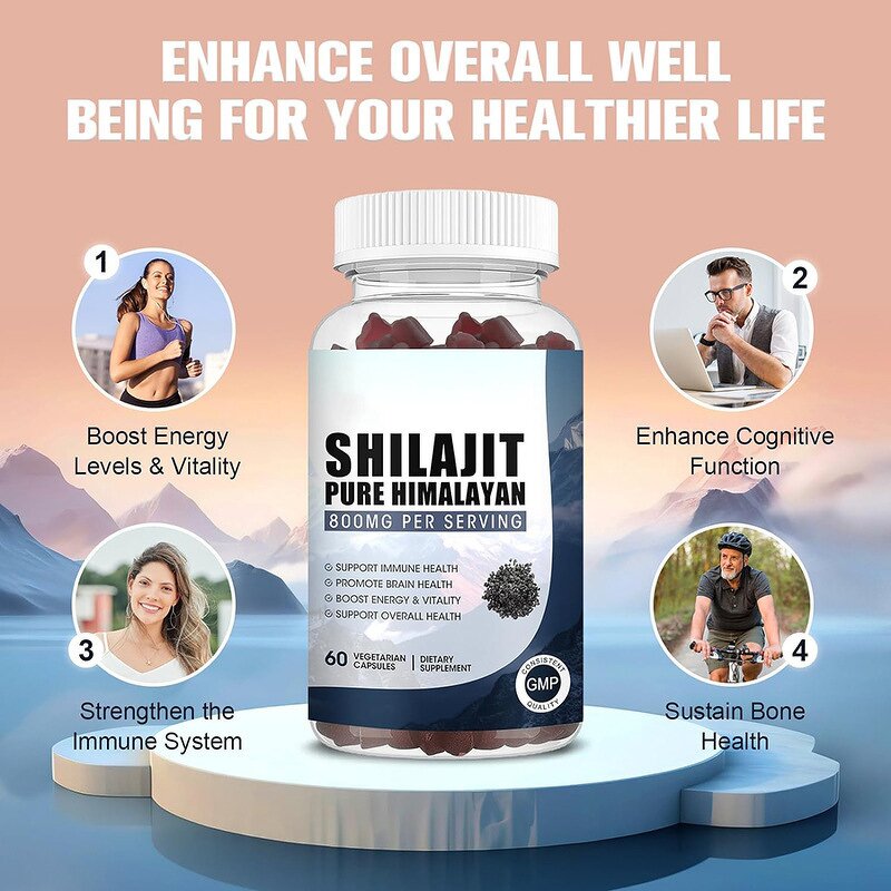 Shilajit Gummies Manufacturer - Private Label Organic Himalayan with Plant Extract & OEM ODM