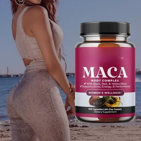 Fish Oil Capsules Manufacturer - for Female Body Curve with Red Maca Root Extract & OEM ODM