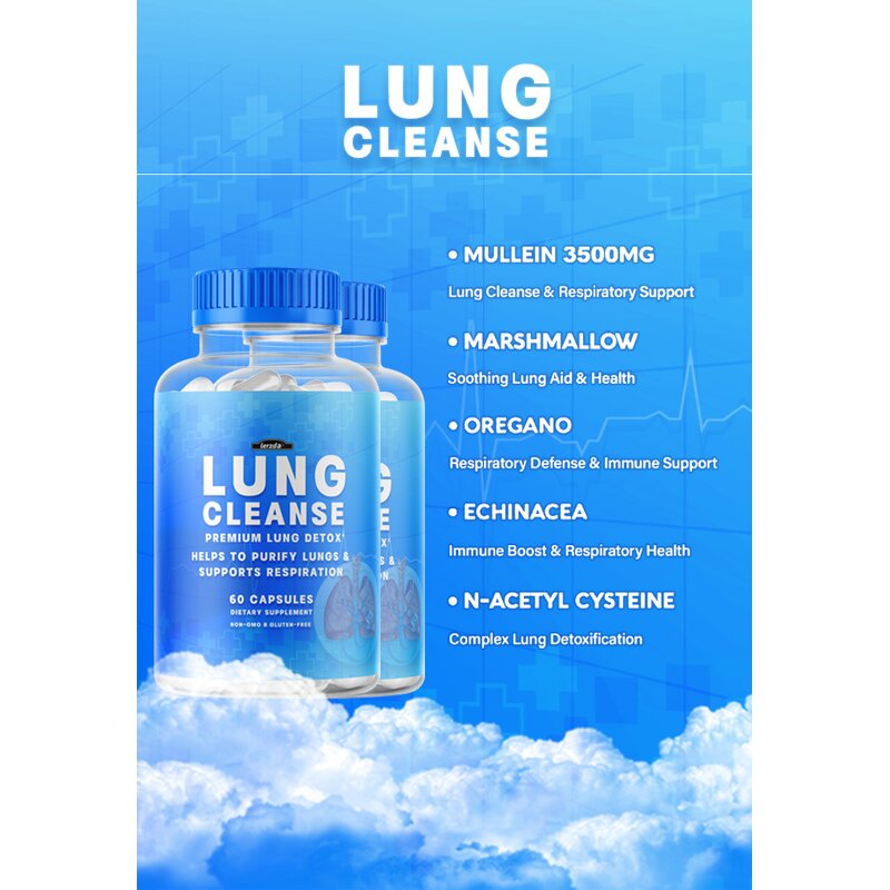 Lung Detox Capsules Manufacturer - Respiratory Health Smoking Relief OEM/ODM
