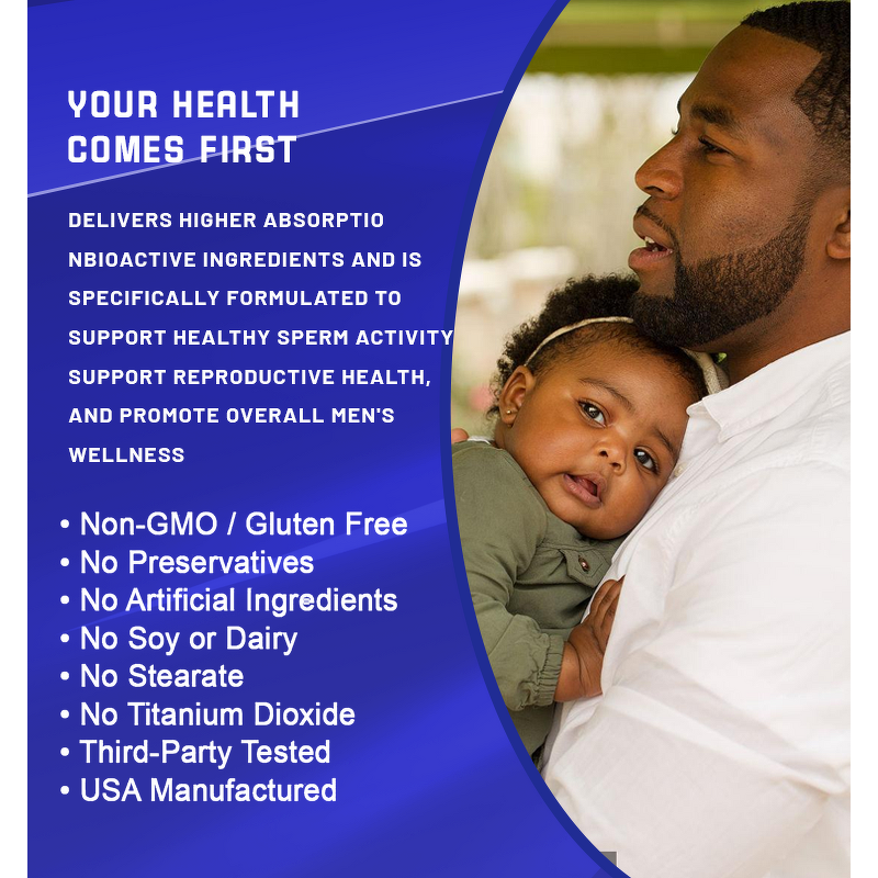 Male Fertility Pills Manufacturer - Vitamin Blend for Sperm Count Pre-Conception