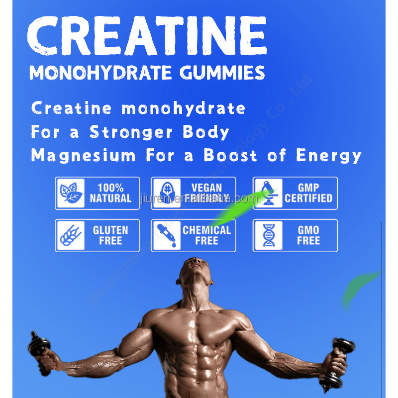 Creatine Monohydrate Gummies Manufacturer - Fruit Flavored for Bone Nerve Health