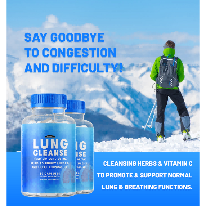 Lung Detox Capsules Manufacturer - Smokers Respiratory Cleansing Halal OEM Free Sample