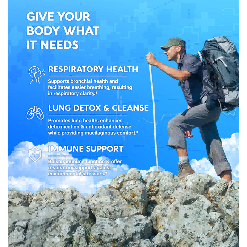 Lung Detox Capsules Manufacturer - Smokers Respiratory Cleansing Halal OEM Free Sample