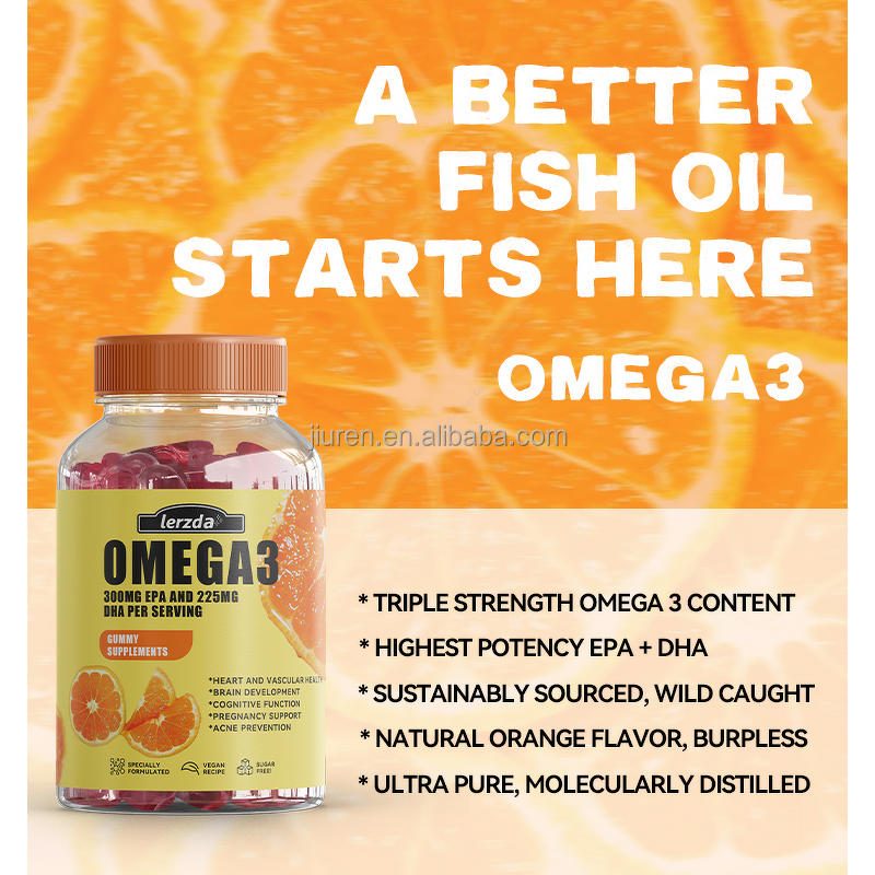 DHA Soft Gummies Manufacturer - Halal Brain Supplement Omega-3 for Sleep Support