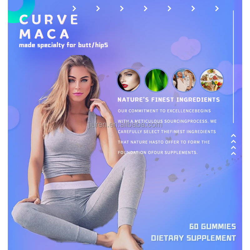 Maca Gummies Manufacturer - Organic for Breast Butt Enlargement Body Shaping