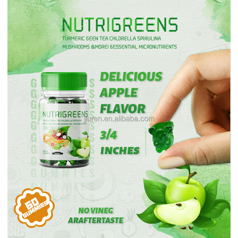 Chlorella Gummies Manufacturer - Vegetarian Multi-Vegetable for Digestion Immunity