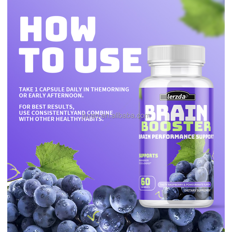Brain Booster Gummies Manufacturer - Halal Custom for Children Brain Development