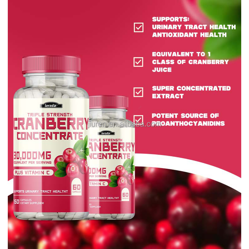 Cranberry Probiotic Capsules Manufacturer - Organic for Women Vaginal Urinary Health OEM