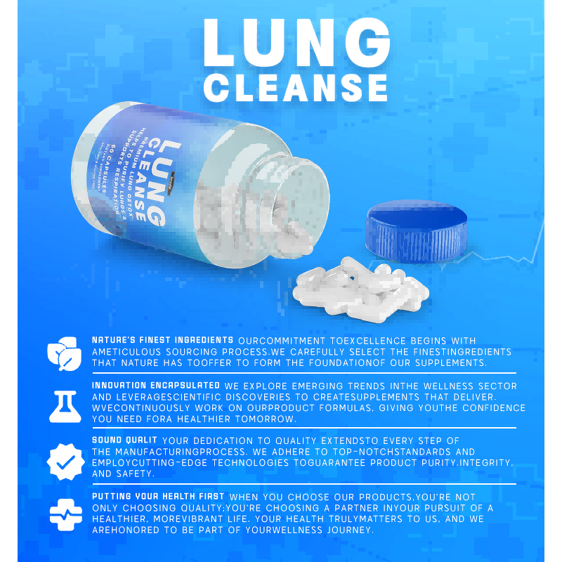 Lung Detox Capsules Manufacturer - Respiratory Health Smoking Relief OEM/ODM