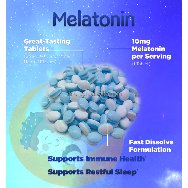 Melatonin Sleep Aid Pills Manufacturer - Vegan Halal for Kids OEM Own Brand