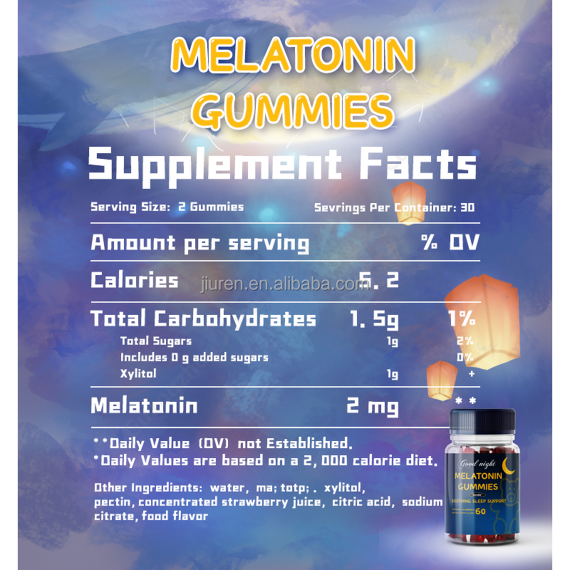 Melatonin Sleep Gummies Manufacturer - Deep Stabilizing Sleep for Restful Nights