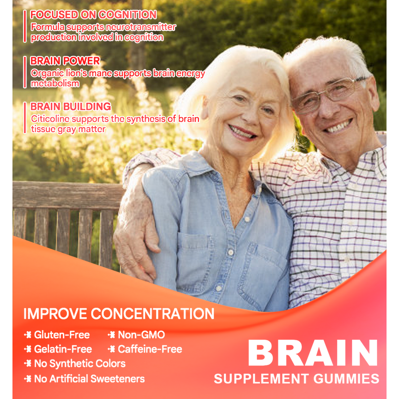Nootropic Gummies Manufacturer - Brain Supplement for Memory Focus Cognitive Health