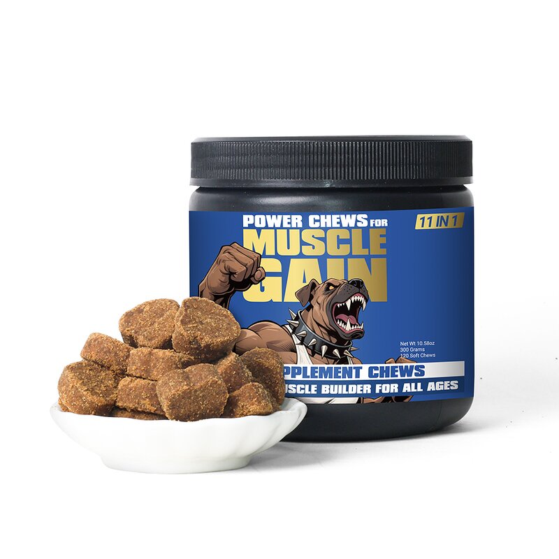 Dog Muscle Gain Soft Chews Manufacturer - Fast Absorption Bone Strengthening Skin Coat Health