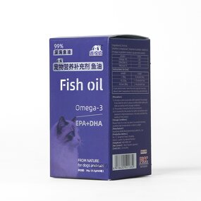 Pet Fish Oil Softgel Manufacturer - Deep-Sea Omega-3 for Cat Dog Skin Joint Immune Health