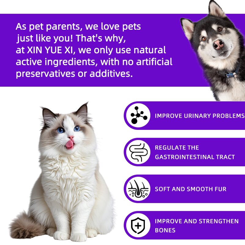Pet Allergy Soft Chews Manufacturer - 8In1 Multivitamin for Dog Cat Skin Gut Joint OEM/ODM