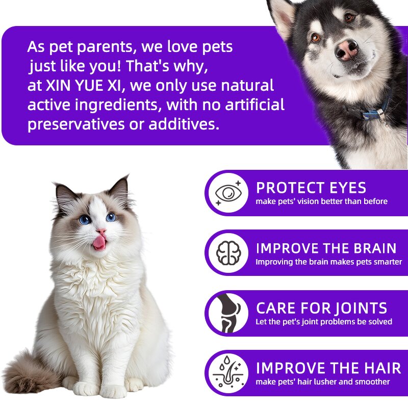 Pet Fish Oil Softgel Manufacturer - Deep-Sea Omega-3 for Cat Dog Skin Joint Immune Health