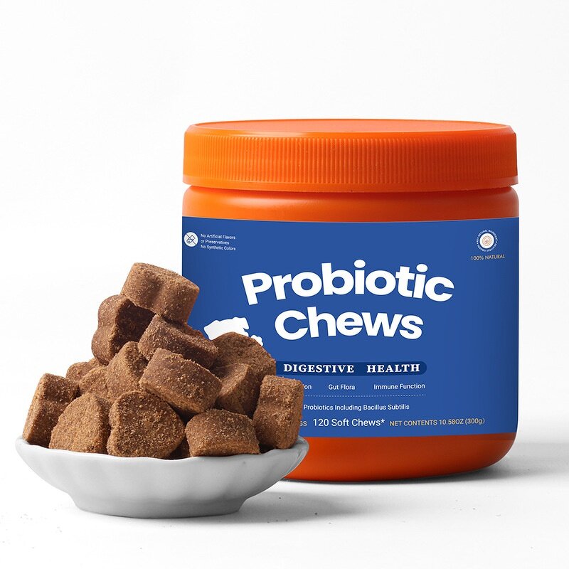 Pet Probiotics Soft Chews Manufacturer - Cat Dog Intestinal Digestive Gut Flora Immune Support