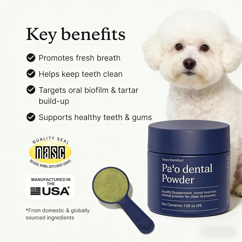 Pet Teeth Cleaning Powder Manufacturer - Natural Eco-Friendly for Dogs Cats Small Animals OEM